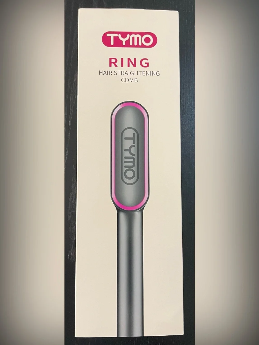 Tymo Pink & Black Hair Straightening Brush - Tymo